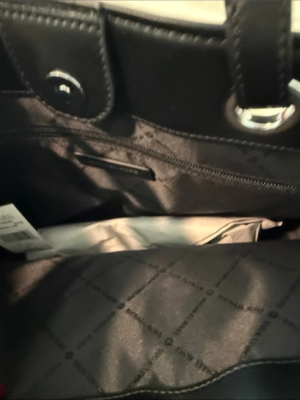 Michael Kors Brown Logo-Print Tote Bag